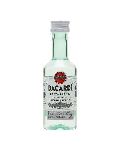 Bacardi Rum Superior 10 Mini Bottles 50ml - 