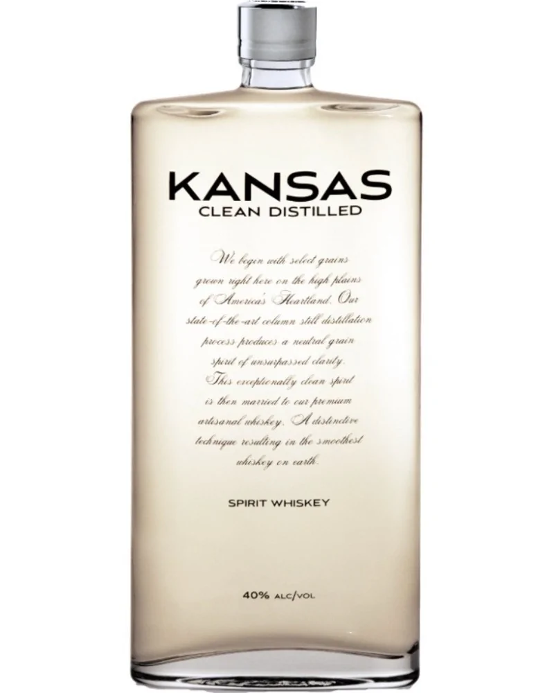 Kansas Clean Distilled Spirit Whiskey