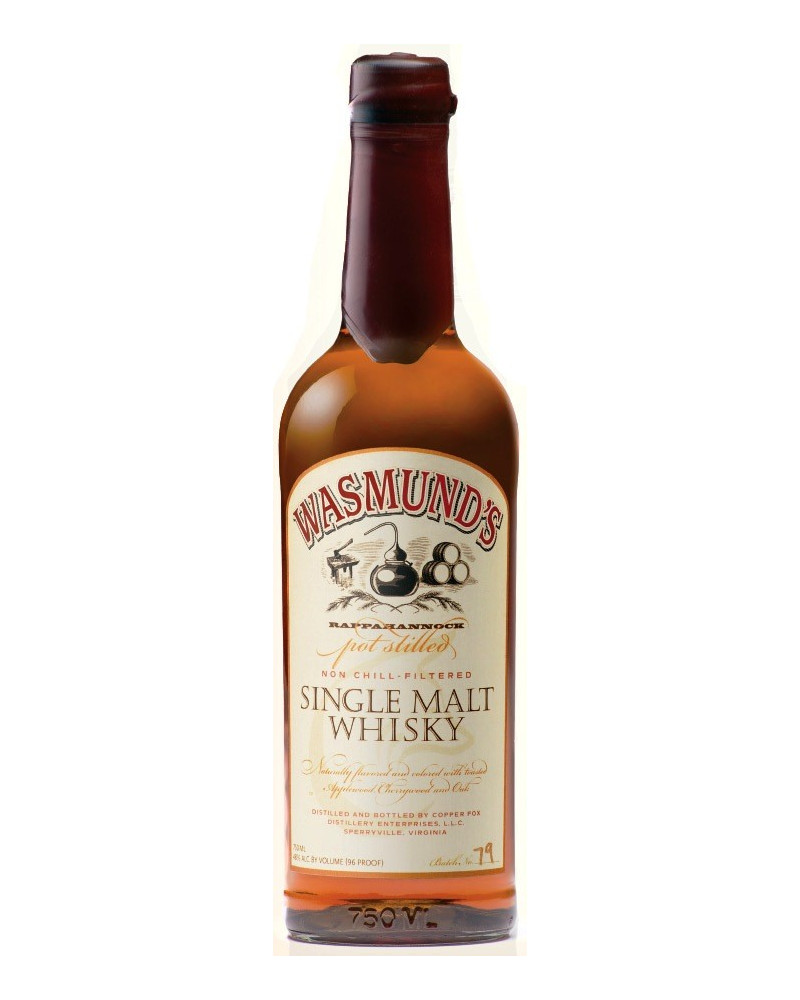 Wasmund's Single Malt Whisky 750ml - 