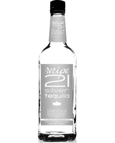 Recipe 21 Tequila Silver 1lt - 