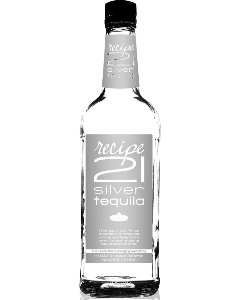 Recipe 21 Tequila Silver 1lt - 