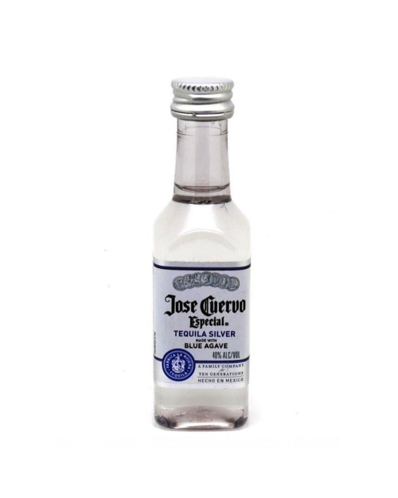 Jose Cuervo Tequila Especial Silver 10 Mini Bottles of 50ml -