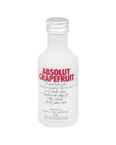 Absolut Vodka Grapefruit 12 mini bottles 50ml - 