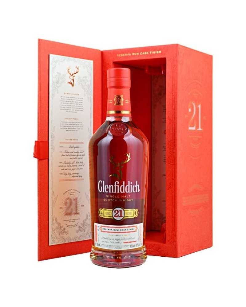 Glenfiddich Scotch Single Malt 21 Reserva Rum Cask Finish 750ml -