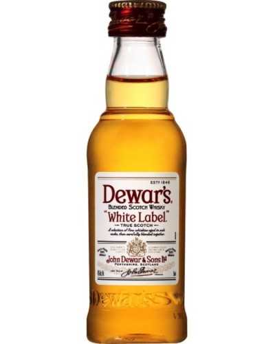 Dewar's White Label Blended Scotch Whisky 20 Mini Bottles 50ml - 