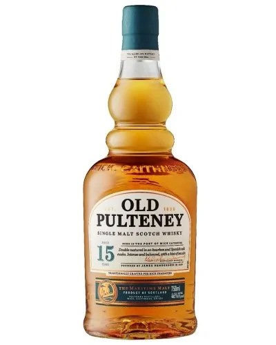 Old Pulteney 15 Year Old Single Malt Scotch Whisky 92 Proof 750ml - 