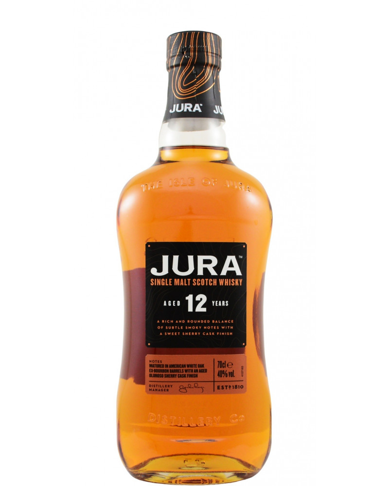 Isle Of Jura 12 Year Old Single Malt Scotch Whisky 750ml - 