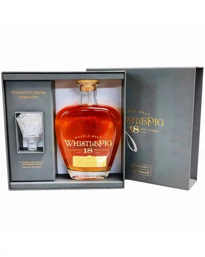 WhistlePig 18 Year Old Double Malt Straight Rye Whiskey 92 Proof 750ml - 