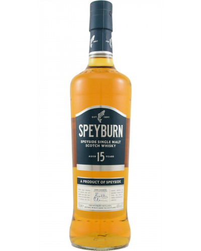 Speyburn 15 Years Old Speyside Single Malt Scotch Whisky 750ml - 