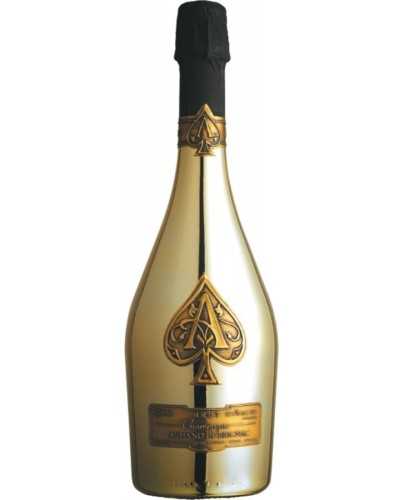 Armand de Brignac Champagne Ace of Spades Gold Bottle 750ml - 