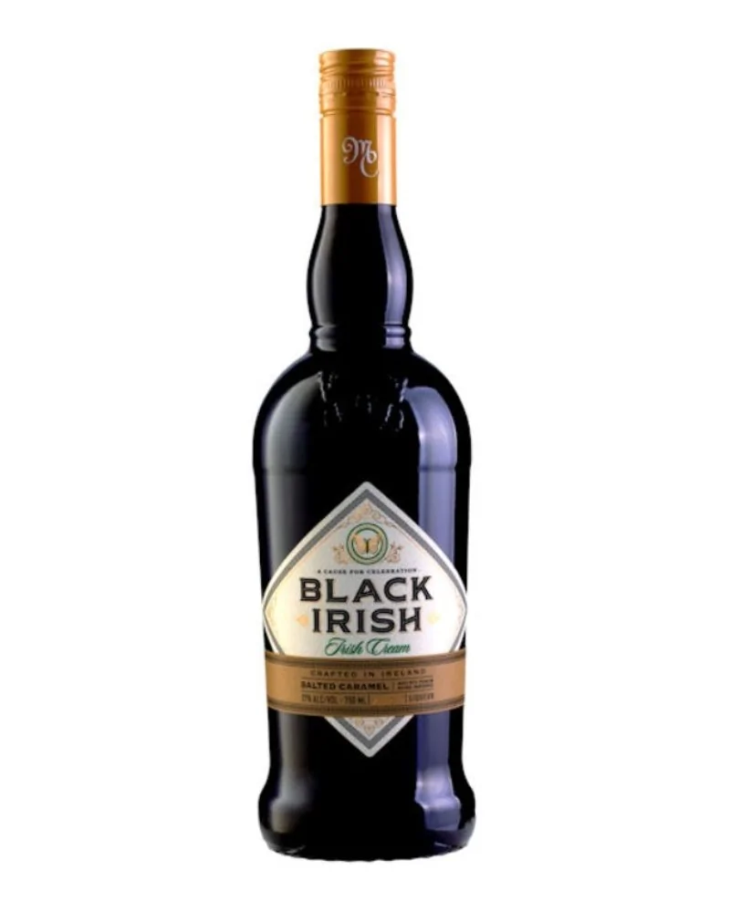 Black Irish Salted Caramel Irish Cream Liqueur 750ml - 