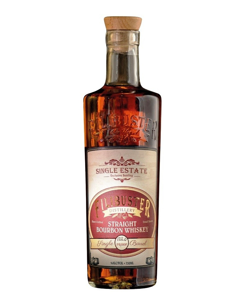 Filibuster Straight Bourbon Whiskey 750ml - 