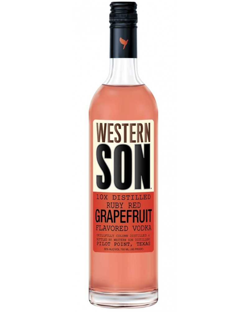 Western Son Ruby Red Grapefruit Vodka 750ml - 