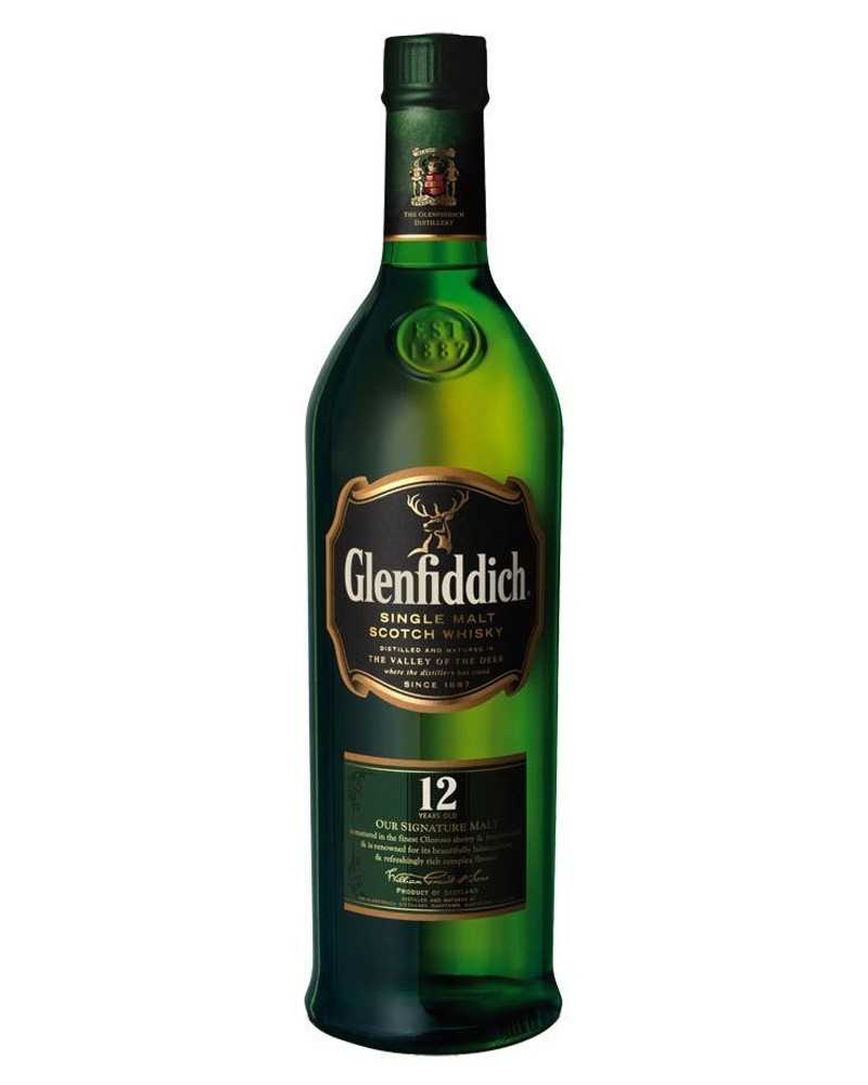 Glenfiddich Scotch Single Malt 12 Year Our Signature Malt  1Lt - 