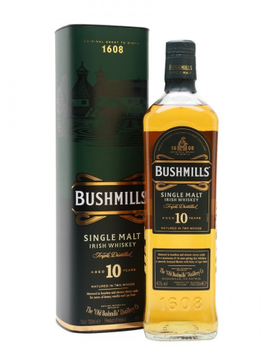 Bushmills Irish Whiskey 10 Year 750ml - 