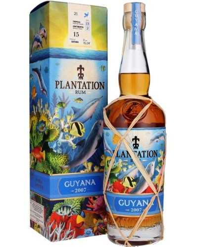 Plantation Rum 15 Years Old 2007 Guyana Double Aged Rum 750ml - 