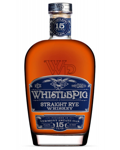 Whistlepig Straight Rye Whiskey 15 Year Vermont Oak Finish 750M - 