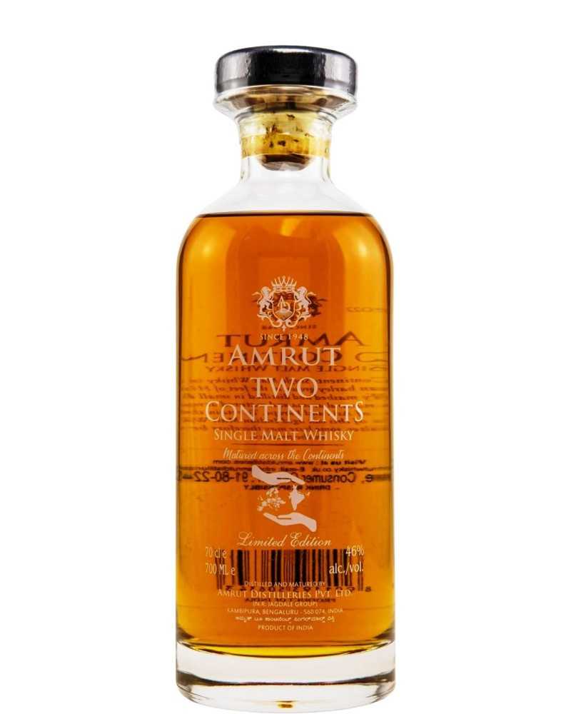 Amrut Two Continents 750ml