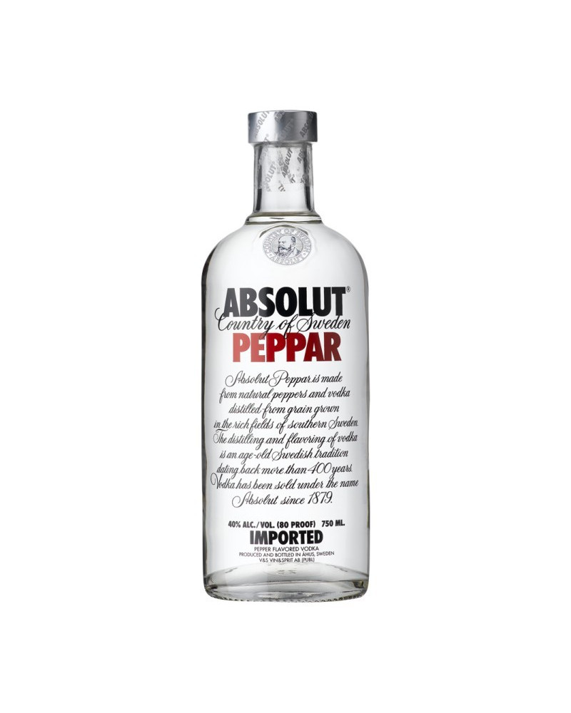 Absolut Vodka Peppar 750ml - 