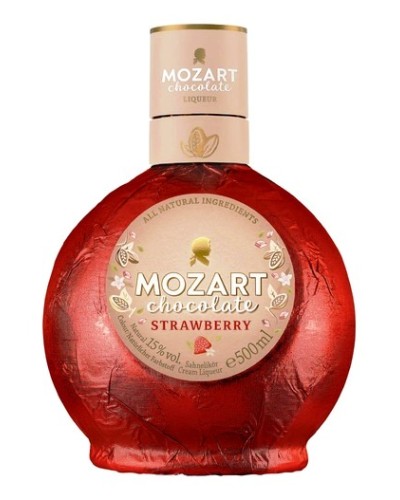 Mozart White Chocolate Cream Strawberry Liqueur 750ml