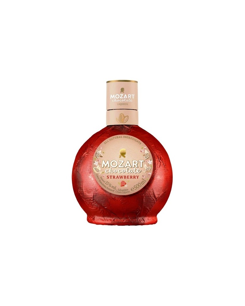 mozart chocolate strawberry 750ml