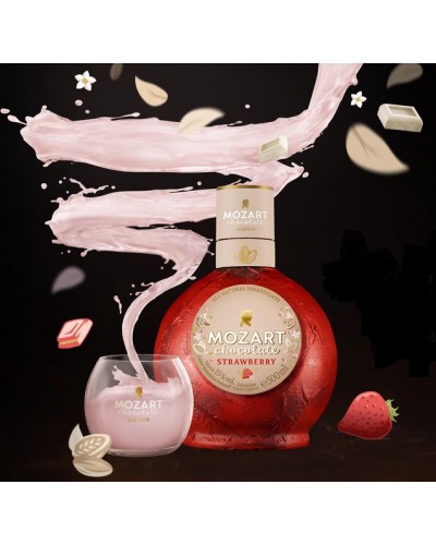 Mozart White Chocolate Cream Strawberry Liqueur 750ml