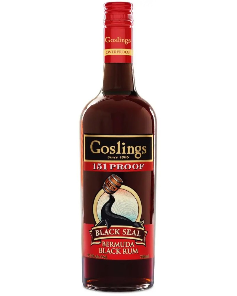 Goslings Black Rum 151 Proof 750ml