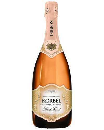 Korbel Brut Sparkling Rose from California 750ml - 